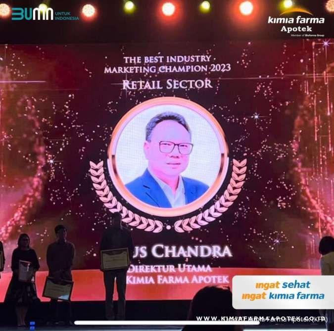 Agus Chandra dari Kimia Farma Apotek Raih Industry Marketing Champion 2023